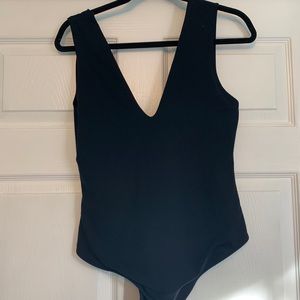 Free People deep v bodysuit